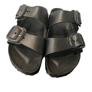 Birkenstock Arizona Black Rubber Sandals Size 9